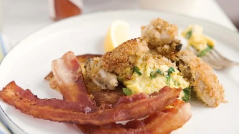 hangtown fry on plate
