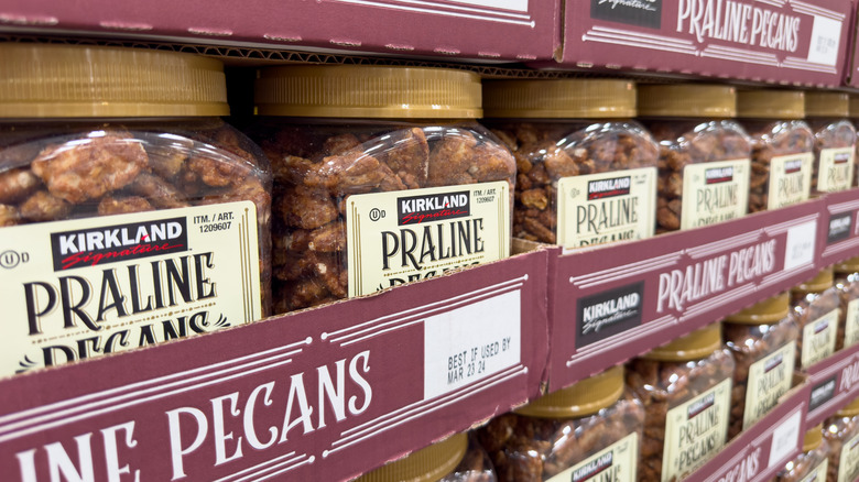 Kirkland﻿ Signature Praline Pecans on Costco shelves